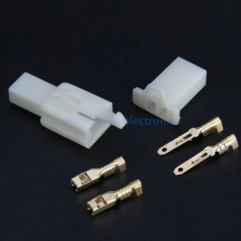 2/5/10 Sets 2.8mm Electrical Wire Connectors Kit Male Female Cable Terminal Plug for Cars Motorcycles 2/3/4/6/9 Pin Options