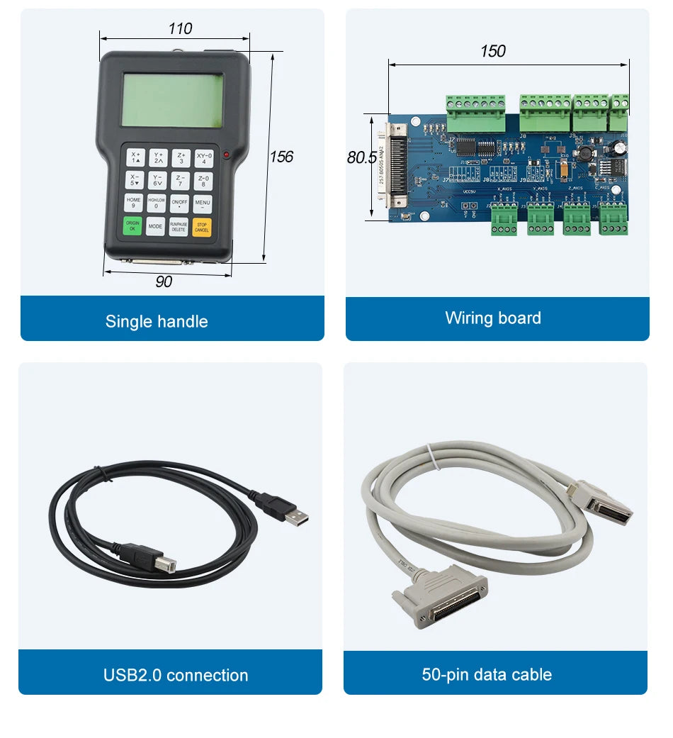 HYCNC DSP 0501 3 axis handle controller system replace dsp a11 for CNC router engraving machine accessories