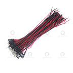 50pcs 3V 5V 12V 24V DC 3mm 5mm Water Clear LED Diodes Red/Green/Blue/Yellow/UV/Orange/Pink/Warm/White/RGB Pre-Wired 20cm Cable