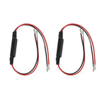One Pair Cement Load Resistors For Motorcycle LED Turn Signal Indicator Light DC 12V 10W Cement Resistance 10 Ohm