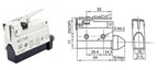 10A 250VAC AZ-7312 AZ-7311 AZ-7121 AZ-7310 TZ-7141 Waterproof Micro Switch Travel Limit Switch Straight 90degree Roller Lever
