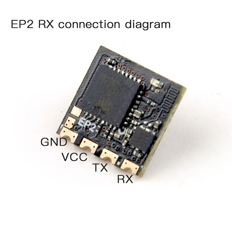 HappyModel ExpressLRS ELRS 2.4G RX SX1280 Nano Long Range Receiver PP EP1 EP2 RX 10X10mm for RC Airplane FPV Long Range LR4 LR7