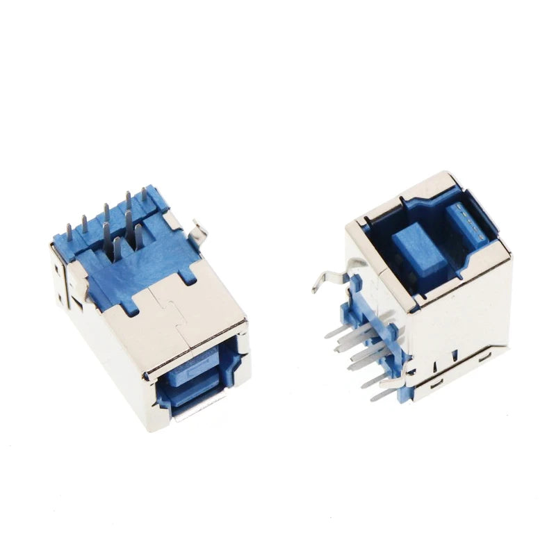 5Pcs USB 3.0 Connector Male / Female Socket High Speed Data Transmission USB3.0 Jack For Laptop U Disk Printer