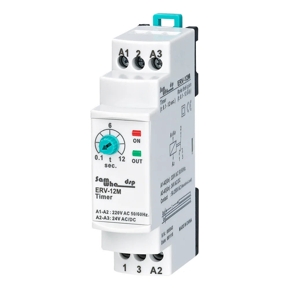 Samwha-Dsp ERV-XXM Off Delay Time Relay Electronic Adjustable