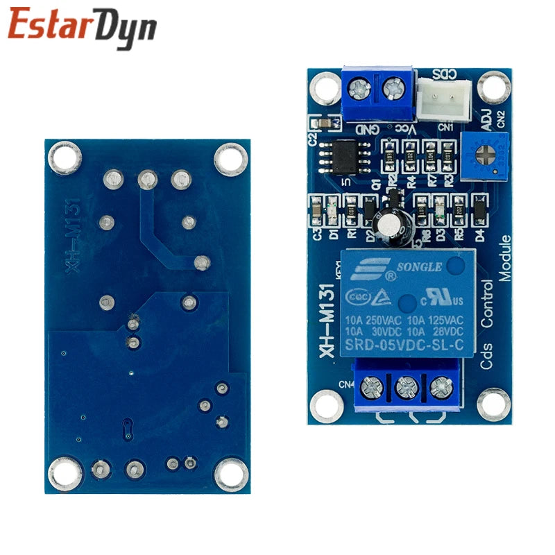 XH-M131 DC 5V 12V 24V 10A Light Control Switch Photoresistor Relay Module Detection Sensor brightness Automatic Control Module