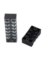 1Pcs Dual Row Barrier Screw Terminal Block Strip Wire Connector  600V 45A 3/4/6/10/12 Positions Optional