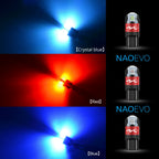 NAO W5W LED Car T10 Bulb 5W5 Auto Interior Light 3030 SMD 12V 24V Automobiles Side Signal Lamp 168 194 Clearance Lighting White
