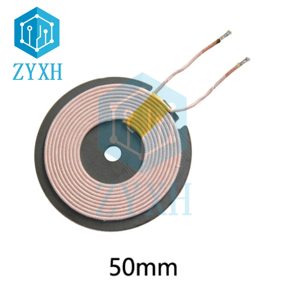35mm 50mm Wireless Charger Transmitter Coil Universal Wireless Charging DIY PCBA Circuit Coil
