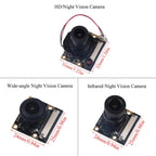 Raspberry Pi 4B Camera Module Night Vision 5MP Webcam With Infrared IR Sensor LED Light For Raspberry Pi 4B/3B+/3B