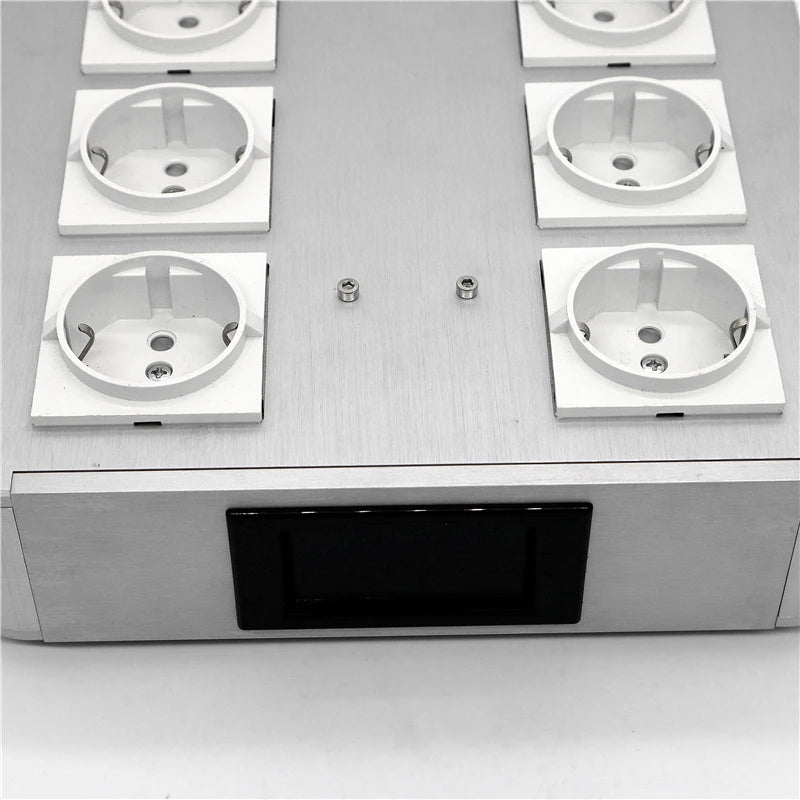 EU06B 6 bits European EMI high frequency power filter power outlet Advanced Audiovisual AC Power Purifier Filter EU Power Socket
