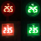 Mini Digital LED Thermometer Square/Round Head Temperature Gauge for Liquid & Air Measurement Range -25℃ to 150℃