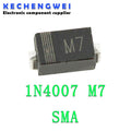 100PCS 1N4007 SMA IN4007 M7 1A 1000V SMD Rectifier Diode