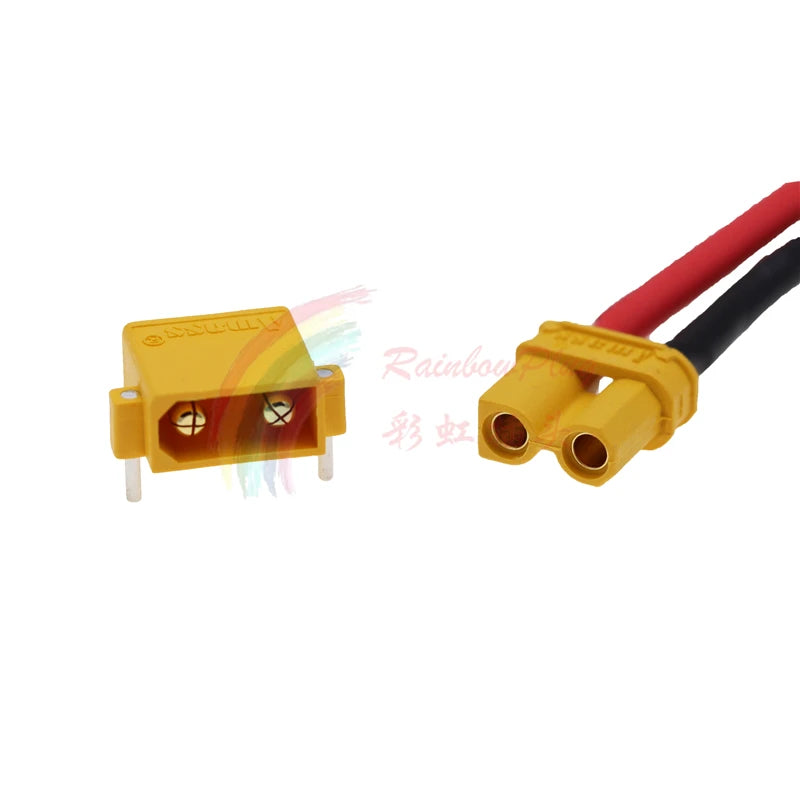 Amass XT30PW Female Or Male PCB Board Plug Banana XT30 Connector XT30PW-M or XT30PW-F or XT30U-F