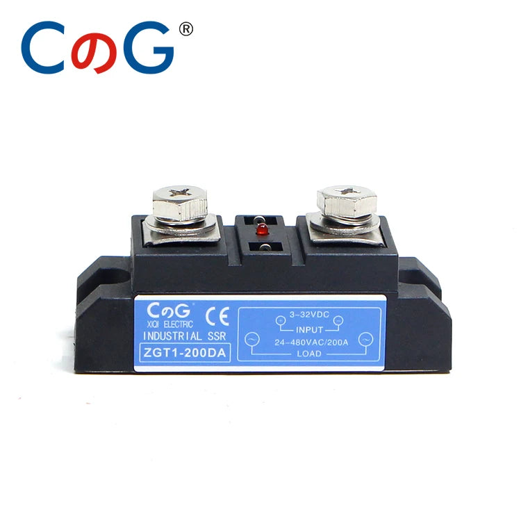 CG 120A 150A 200A DC to AC Industrial SSR High Current Power Heat Sink Aluminum Radiator Industrial Series DA Solid State Relay