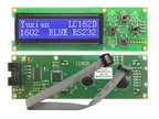 RS232 1602 16x2 LCD Display  Module  LC162D 3 size Blue Green Screen with switch AT89S5224AU Industrial Lcd Factory