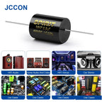 2Pcs SPIRIT Audio Capacitor MKP Audiophile Frequency-Divided Divider 400V 2.2uF 3.3uF 3.9uF 4.7uF 6.8uF 10uF For Speaker Audio