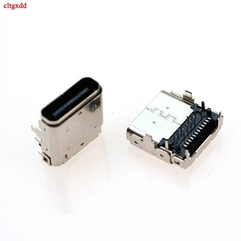 2piece 12Pin SMT Socket Connector Micro USB Type C 3.1 Female Placement SMD DIP PCB Design DIY High Current Charging