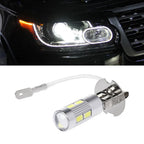 2PCS/Set Car Light H3 LED High Power LED Fog Light Day Running Light Bulb 10SMD 5630 5730 Super Bright LED Auto Bulb