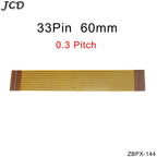 JCD 0.3 mm Pitch 13 21 23 25 27 21 33 39 45 51 Pin FFC FPC Flexible Flat Cable Forward Direction  FPC Connector cable