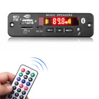 Bluetooth 5.0 MP3 Decoder Board 2*20W 40W Amplifier Audio Player 12V DIY MP3 Player Car FM Radio Module TF USB Mic Record Call