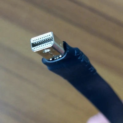 DisplayPort Ribbon Extension Cable Male-Female Flat EMI shielding FPC Cable DP 90 degree Angle Connector With mounting bracket