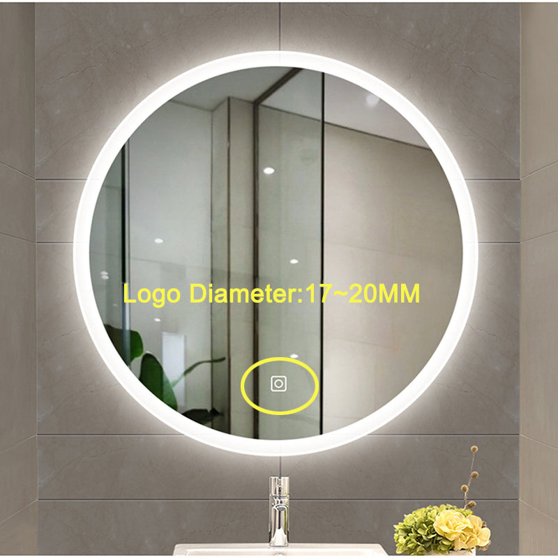 12V 220V 110V Touch Sensor Switch 12V 5A 60W LED Smart Single Key Mirror Light Switch Touch Dimmer Switch For Bathroom Mirror