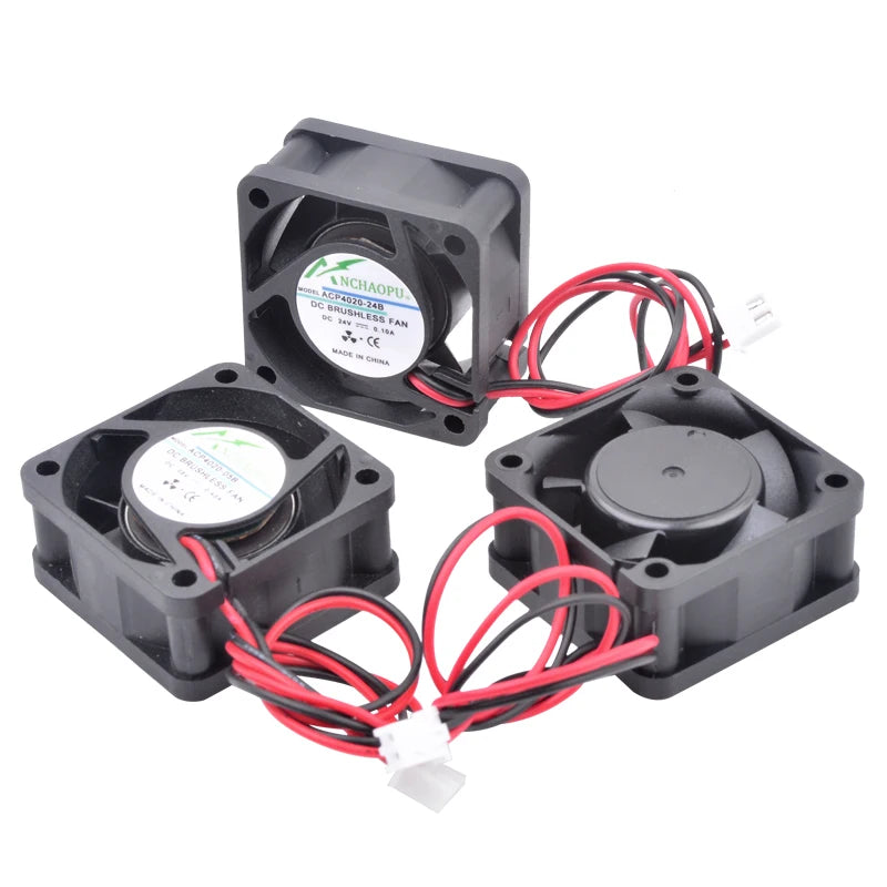 ACP4020 4cm 40mm Fan 40x40x20mm DC5V 12V 24V Cooling Fan for Inverter Router Inverter Power Supply
