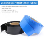 2/5m Width 23 ~ 80mm 18650 Lithium Battery Heat Shrink Tube Li-ion Wrap Cover Skin PVC Shrinkable Film Sleeves Insulation Sheath
