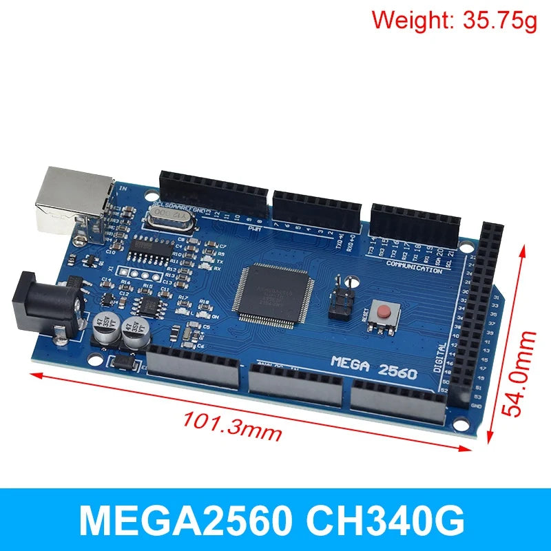 TZT Mega2560 ATMEGA16U2 / Pro Mini MEGA 2560 Mega+WiFi R3 ATmega2560 CH340G For Arduino Mega R3 Development Board ESP8266