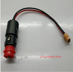 12-24V Car Cigarette Lighter Plug Male to XT60 Female Socket Connector Plug Adaptor With14AWG 20/30/50cm  Wire for RC Chargers