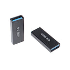 USB 3.0 Type A Female to A Female Connector Adapter AF to AF Coupler F/F Gender Changer Extender Converter for Laptop