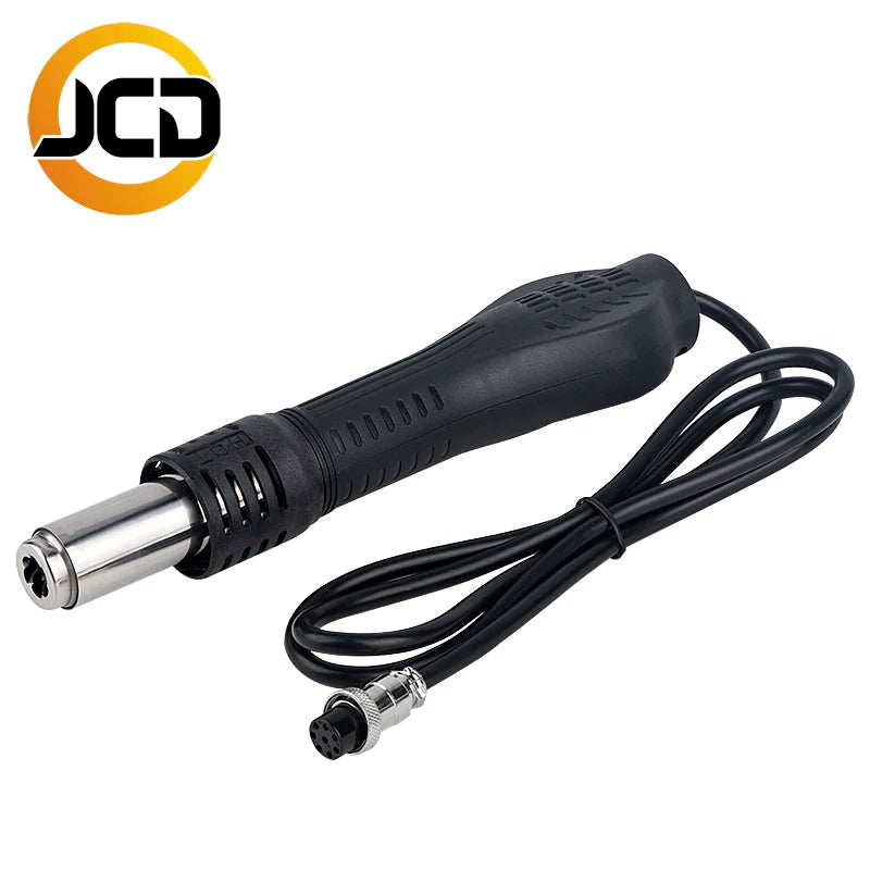JCD Hot Air Gun Desoldering Hot Air Gun Handle Soldering Iron is Suitable for 858D 868D 8898 Rework Solder Repair Station