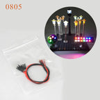 20pcs 12V 0805 1206 0603 Micro SMD Led Lamp Model Train DIY Model Making HO N OO Scale Pre-Soldered Micro Litz Wired Chip