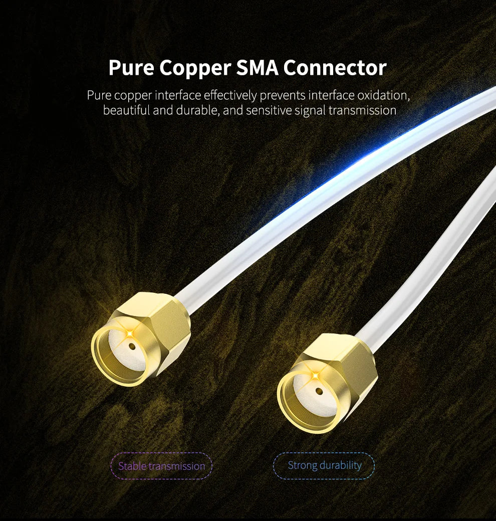 Comfast Wifi 6 High Gain Antenna Dual-band Signal SMA Connector With Extension Base for 802.11AX Router & Network Card 1.5Meter