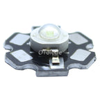 10pcs 1W 3W High Power LED Full Spectrum White Warm white Green Blue Deep Red 660nm Royal blue IR UV With 20mm Black Star PCB