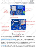 1/2 Channel Relay Module Sms Gsm Remote Control Switch Sim800C Stm32F103C8T6   for Greenhouse Oxygen Pump