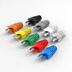 (50pcs/pack) Network RJ45 Cable Boots Plastic Protective Sleeve Strain Relief For Cat5e Cat6 Modular Plug Protection
