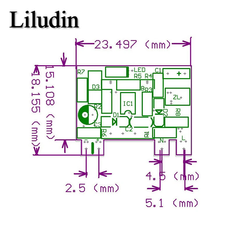AC-DC 5V 700mA 12V 300mA 3.5W Isolated Switch Power Supply Module Buck Converter Step Down Module 220V turn 5V/12V