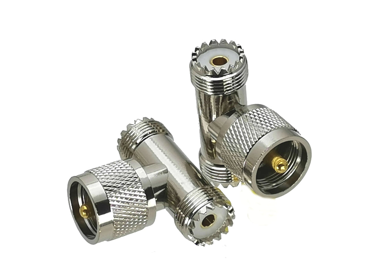 1Pcs Adapter UHF PL259 SO239 to UHF / N Male Plug & Female Jack Straight & Right Angle & Flange & T Type RF Coaxial Connector