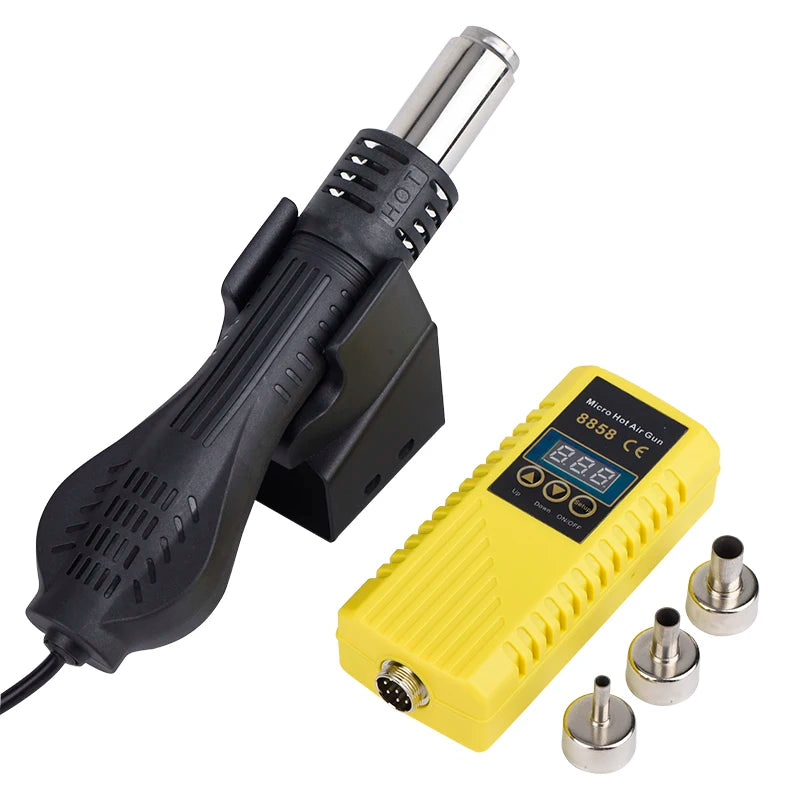 JCD 750W Heat Gun Digital Display Micro Rework Soldering Station Hot Air Gun For Welding Repair Tool Hair dryer 8858