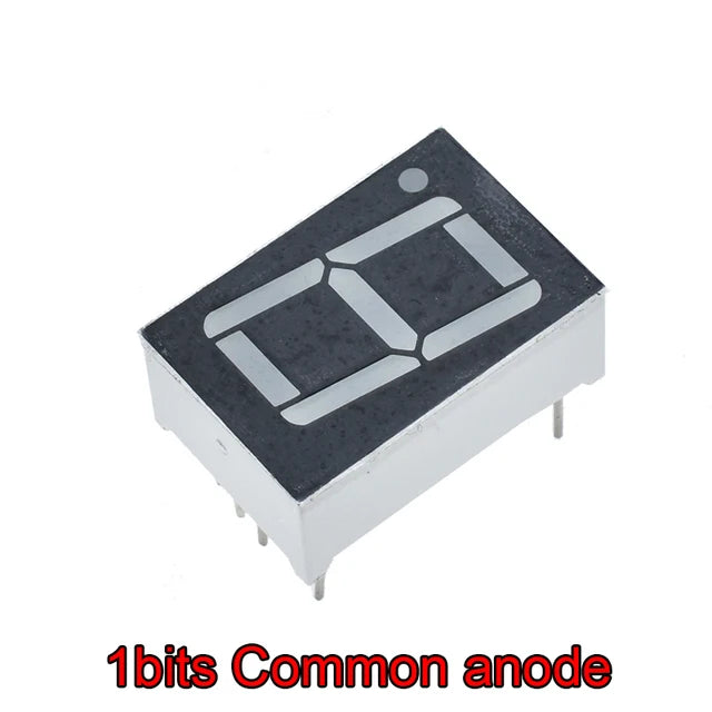 0.56inch LED display 7 Segment 1 Bit/2 Bit/3 Bit/4 Bit Digit Tube Red Common Cathode / Anode Digital 0.56 inch led 7segment