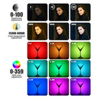 Ulanzi VL120 RGB Camera Video Light Mini Portable 3100mAh Photography Lighting Smartphone Vlog Fill Light RGB Video Light