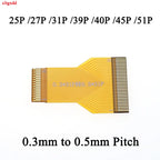 Cltgxdd 1PCS FPC Transfer Board 0.3mm to 0.5mm Pitch 25P 27P 31P 39P 40P 45P 51P FFC Flexible Flat Cable