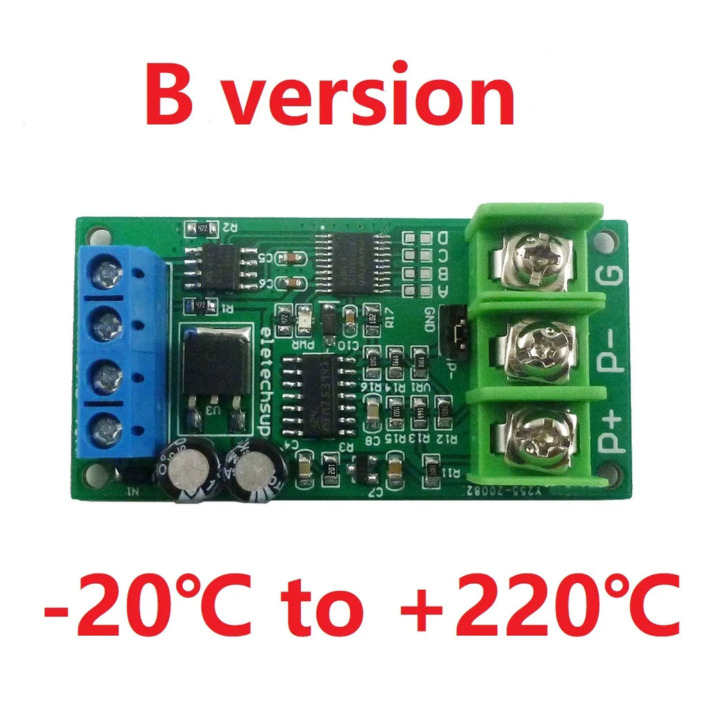 -20-400 Celsius PT100  Thermocouple Temperature Detector RTD Sensor Tester Converter RS485 Modbus Rtu