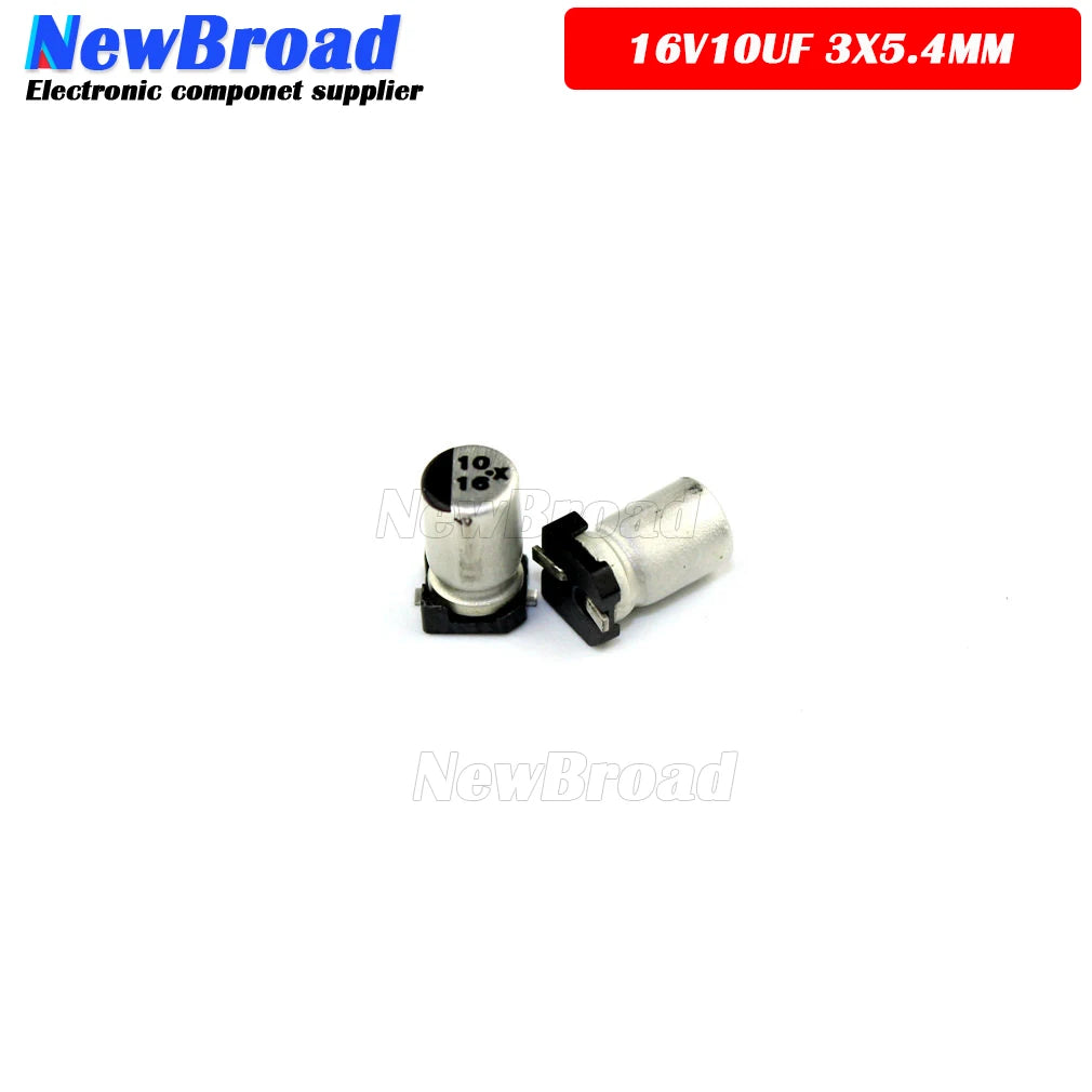 20PCS SMD Aluminum Electrolytic Capacitor 16V10UF 3*5.4MM 4*5.4MM 10UF16V 16V 10UF
