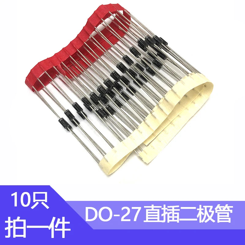 10pcs Schottky Rectifier Diode 1N5821 1N5822 1N5824 1N5825 3A/5A/30V  DO-27 DO201AD