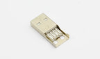IMC hot New 10pcs Type A Male USB 4 Pin Plug Socket Connector With Black Plastic Cover