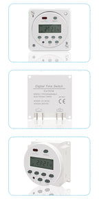 CN101A LCD Time Switch 12V 24V 110V 220V Time Relay Street Lamp Lillboard Power Supply Timer