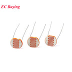 100Pcs/10pcs 5516 Light Sensitive Resistor 5mm Photoresistor Photoelectric Switch Element Photo Detector Dependent LDR GL5516