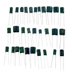 620pcs/lot 31value x 20pcs 100V Mylar Film Capacitor assorted Kit (2A102J-2A822J) Very convenient and practical